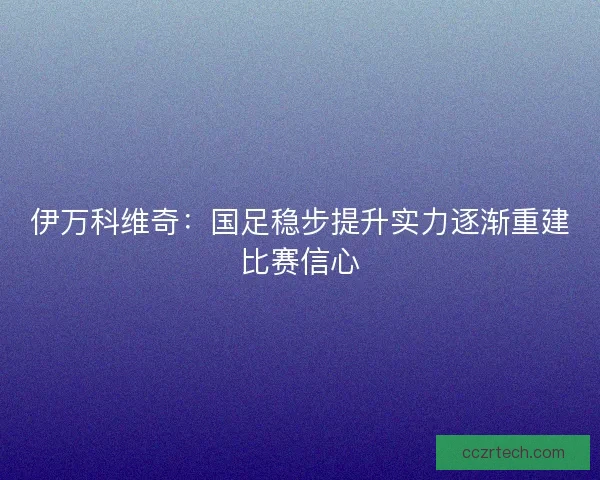 伊万科维奇：国足稳步提升实力逐渐重建比赛信心